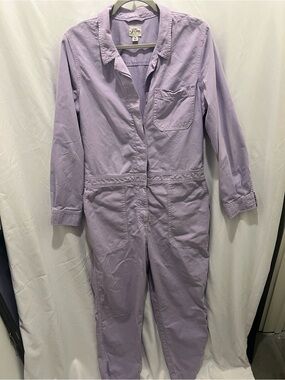 J Crew Lilac Utility Jumpsuit